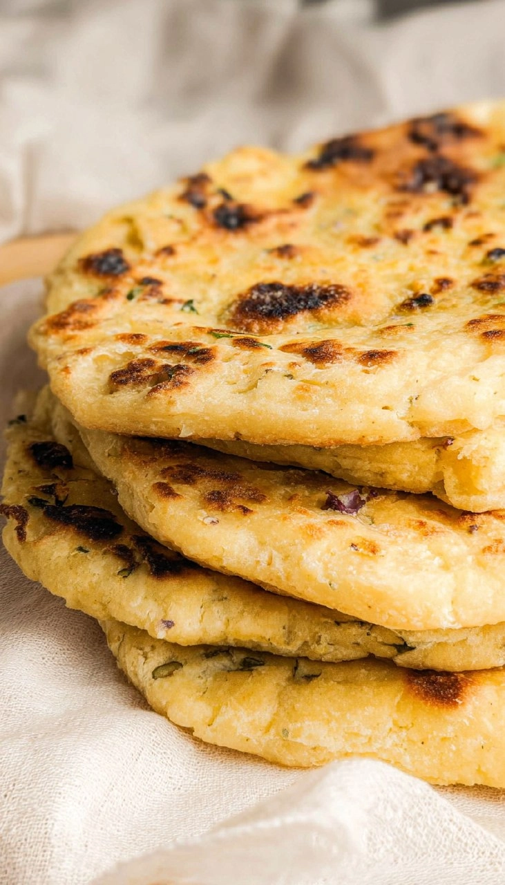 Cottage Cheese Naan Bread