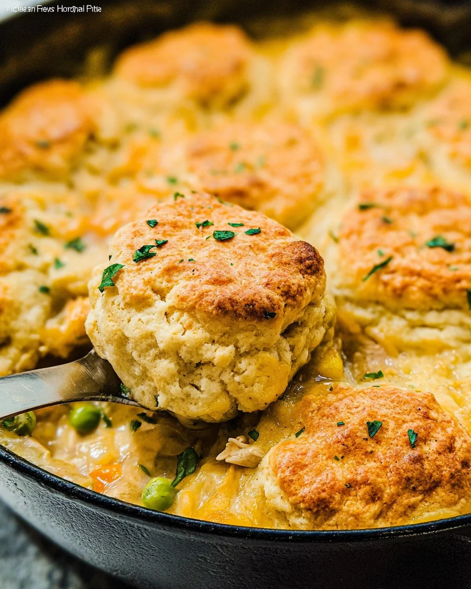 Cheddar Bay Biscuit Chicken Pot Pie 2
