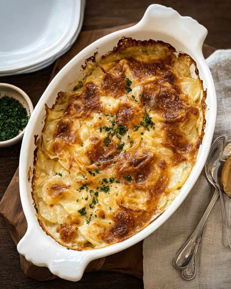 Cheesy French Onion Scalloped Potatoes