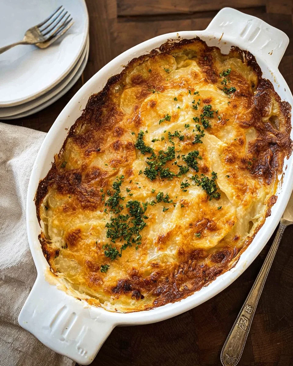 Cheesy French Onion Scalloped Potatoes