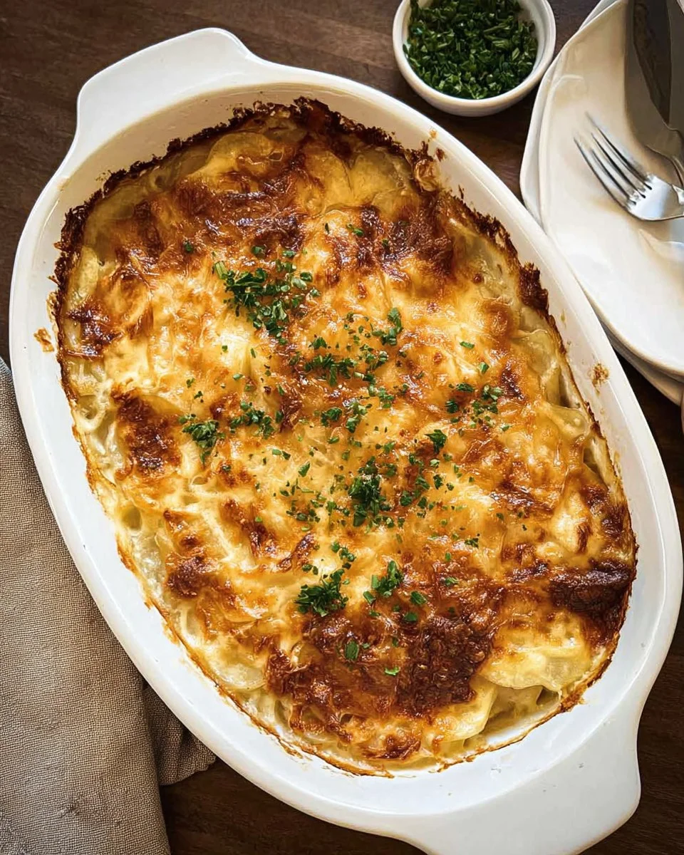 Cheesy French Onion Scalloped Potatoes
