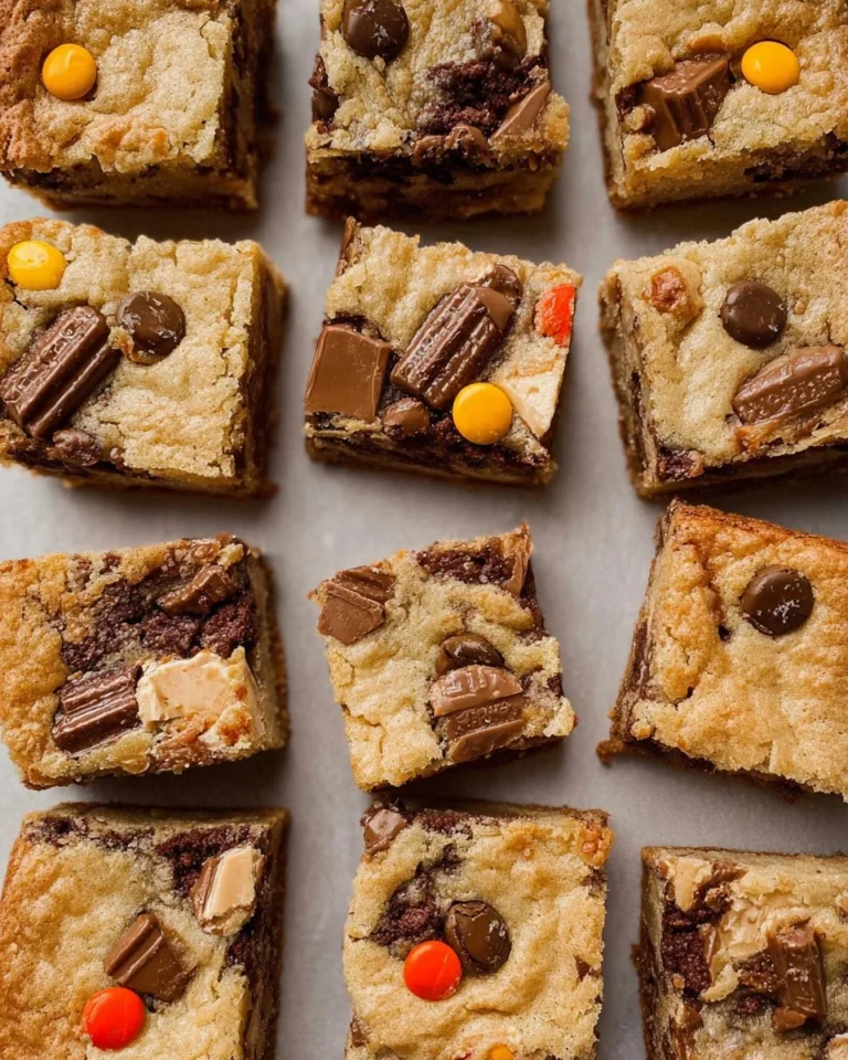 Chewy Candy Bar Blondies