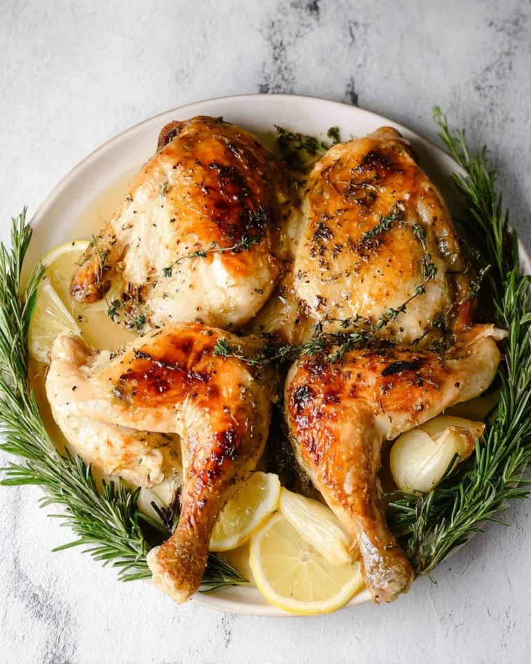 Crispy Roasted Spatchcock Chicken (Butterflied Chicken)