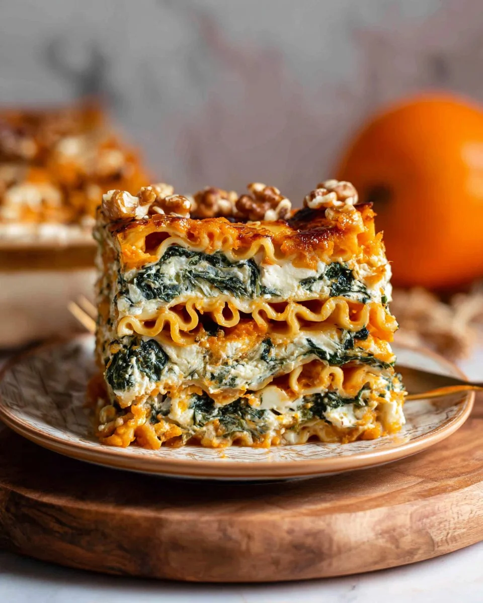 Pumpkin Lasagna with Ricotta and Spinach 134 Pumpkin Lasagna with Ricotta and Spinach 2