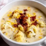 Roasted Cauliflower Corn Chowder 92 Roasted Cauliflower Corn Chowder 3
