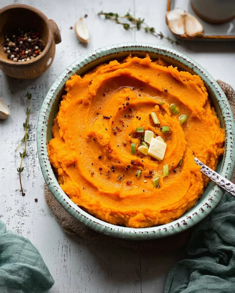 Savory Mashed Sweet Potatoes