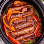 Slow Cooker Sausage and Peppers 3