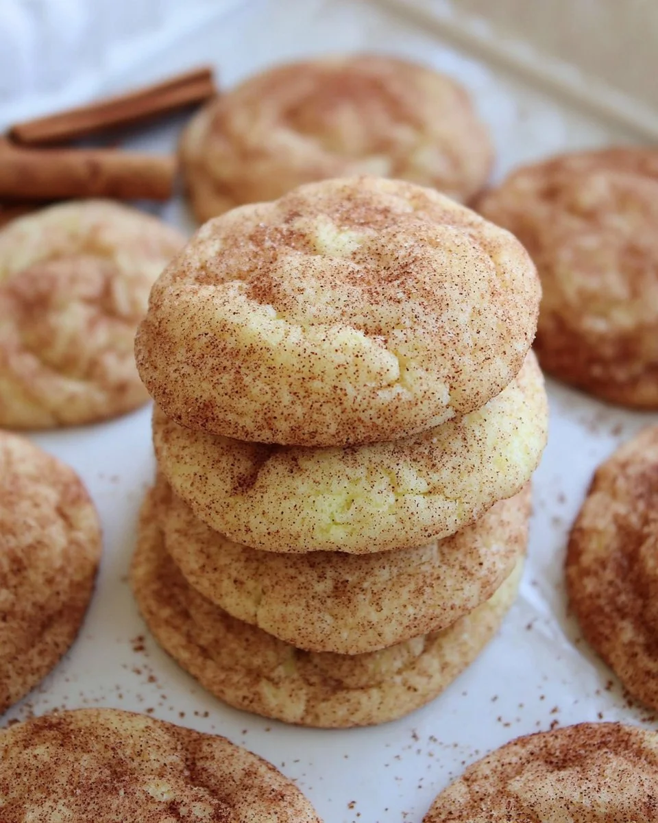 Cake Mix Snickerdoodles
