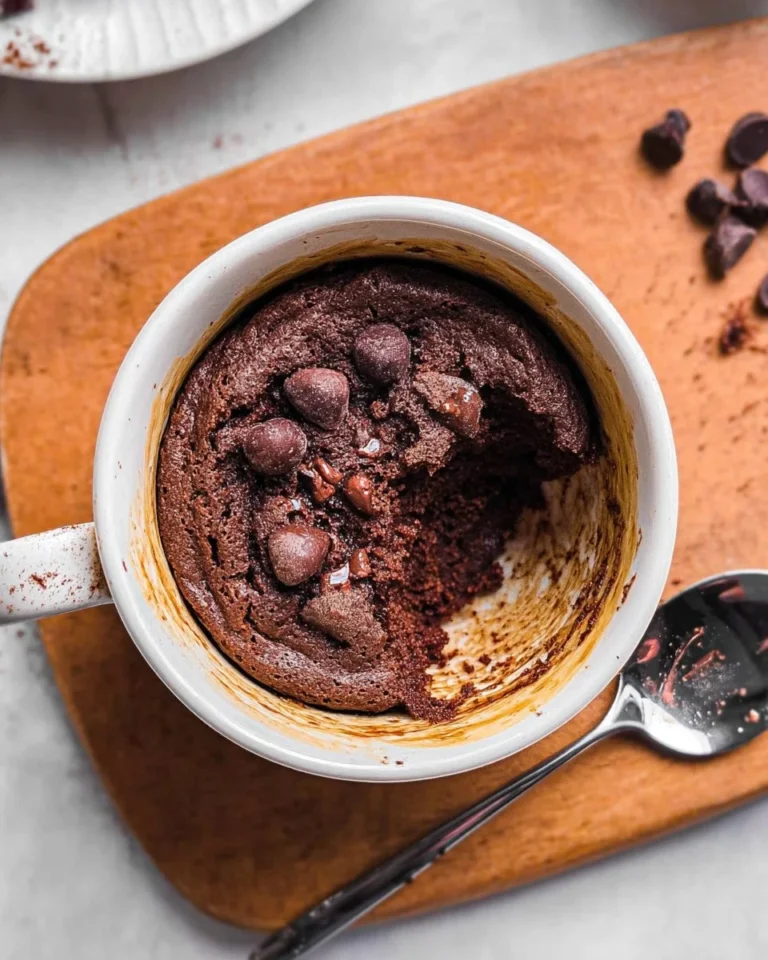 Chocolate Protein Mug Cake