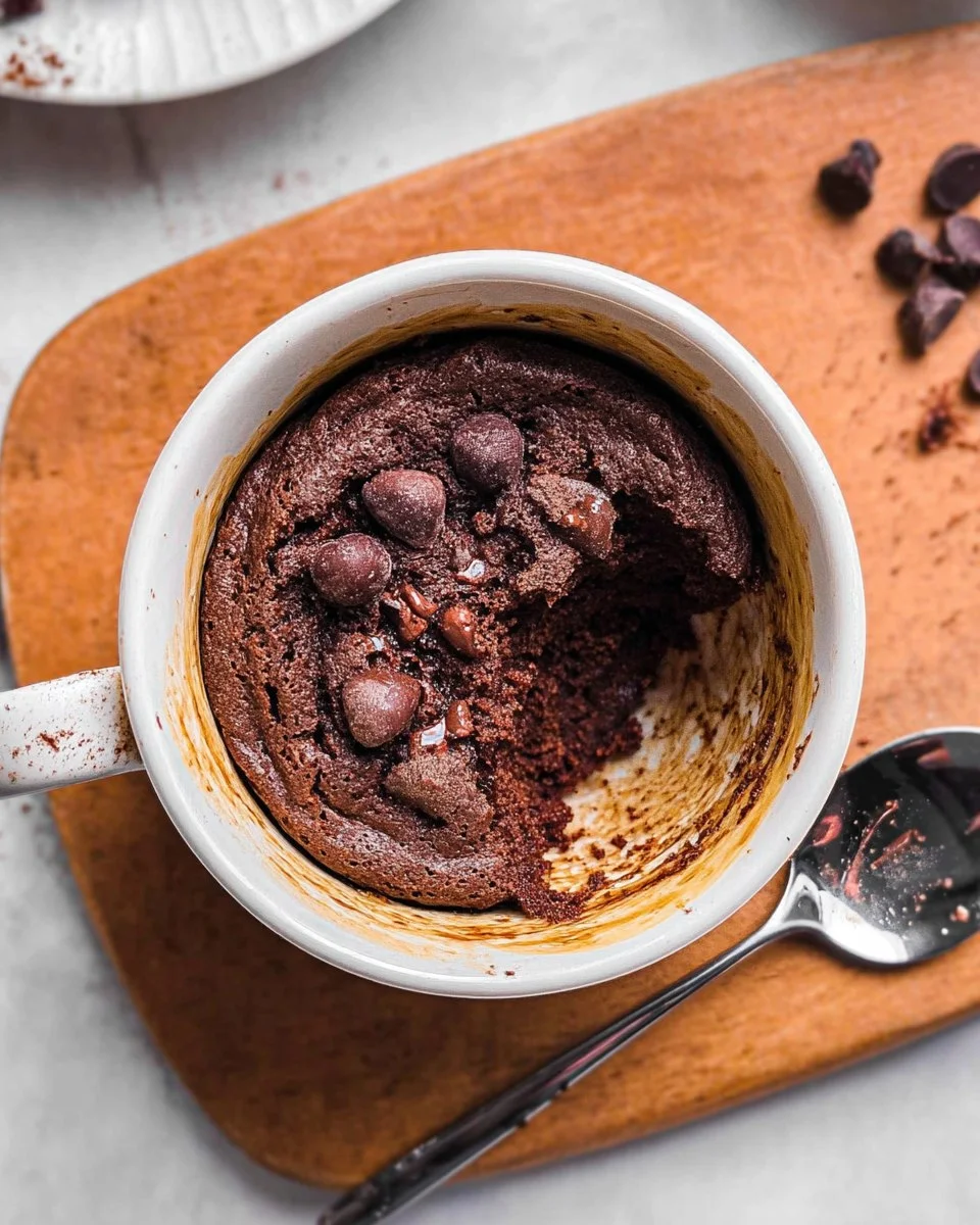 Chocolate Protein Mug Cake 2