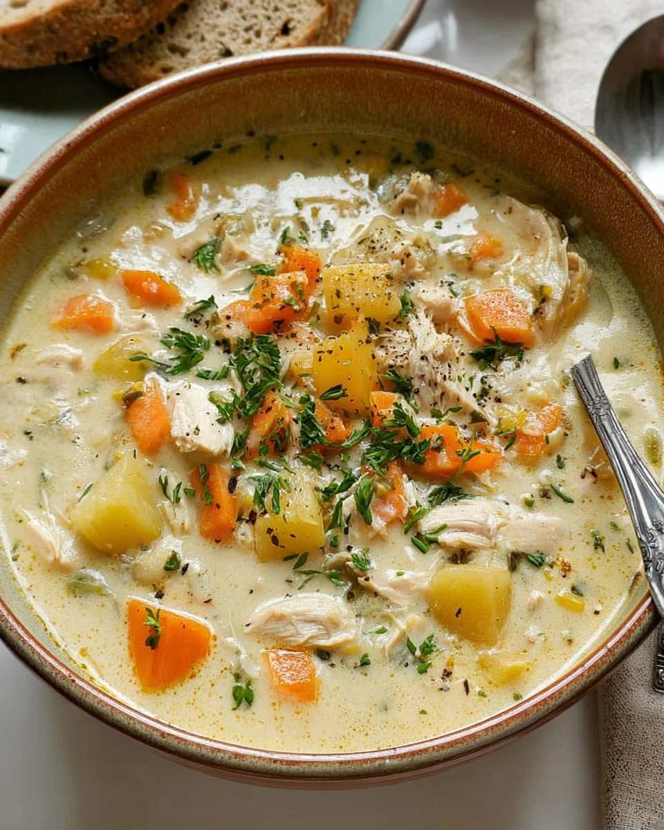 Creamy Leftover Turkey Chowder