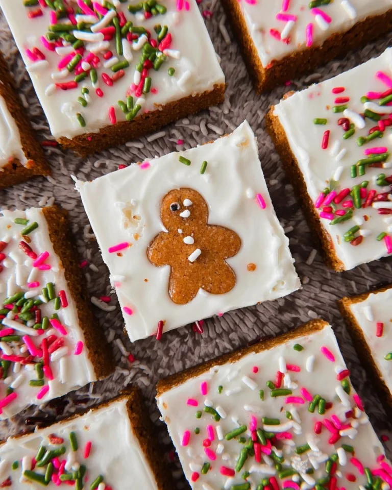Gingerbread Cookie Bars