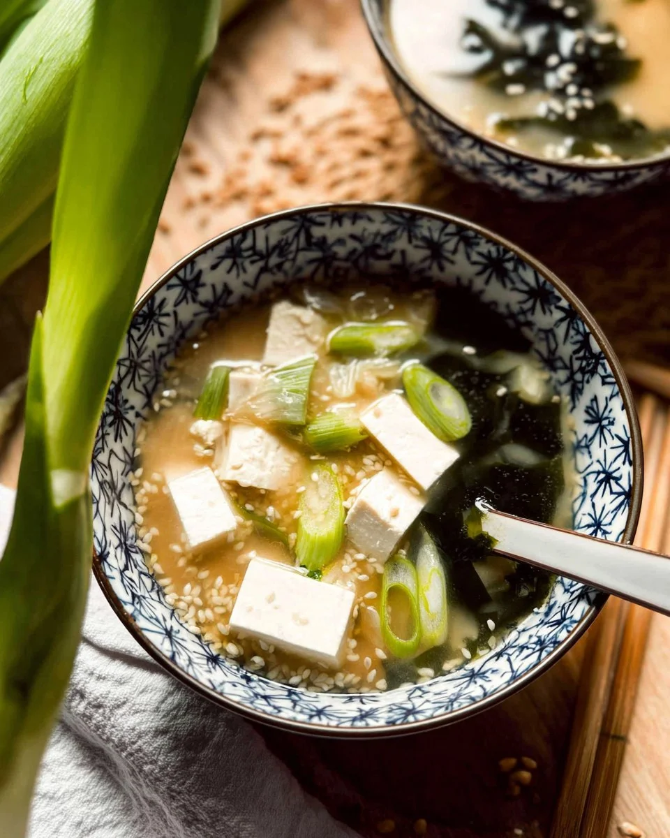 Homemade Miso Soup with Tofu 61 Homemade Miso Soup with Tofu