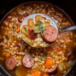 Kielbasa Barley Soup 3