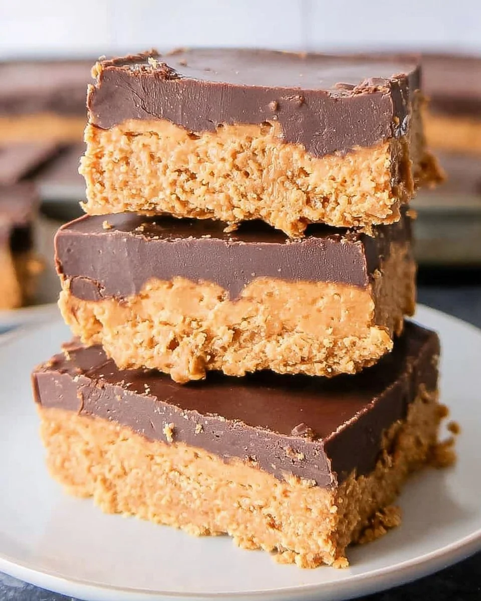 No Bake Peanut Butter Bars