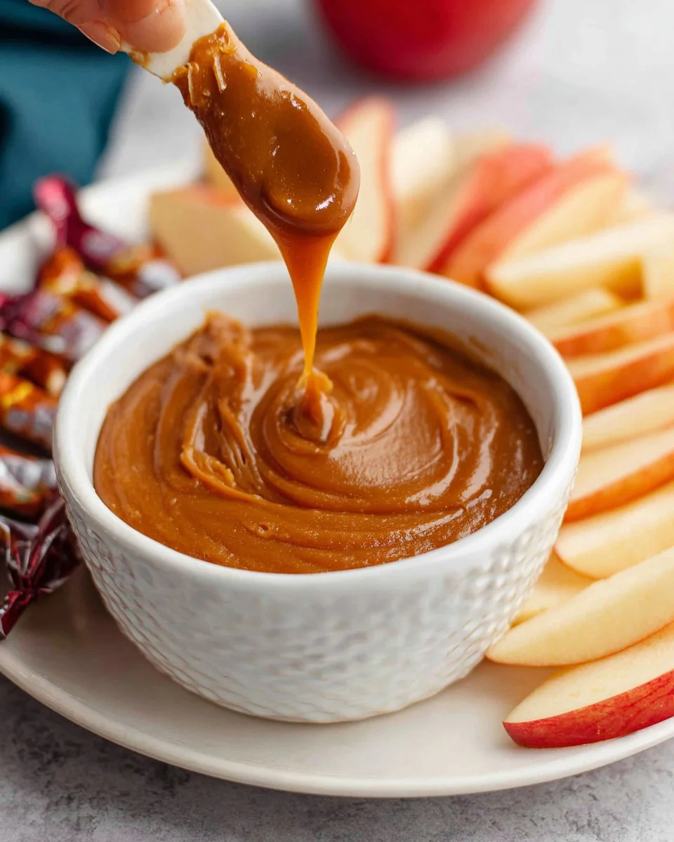 Peanut Butter Caramel Apple Dip