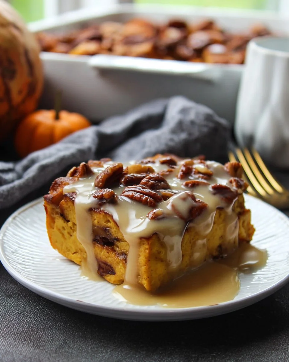 Pumpkin Praline Bread Pudding 2