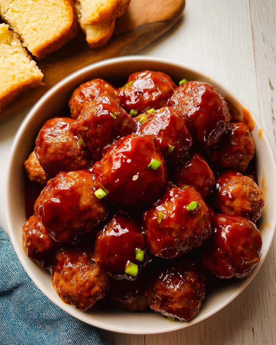 Slow Cooker BBQ Meatballs 102 Slow Cooker BBQ Meatballs 2