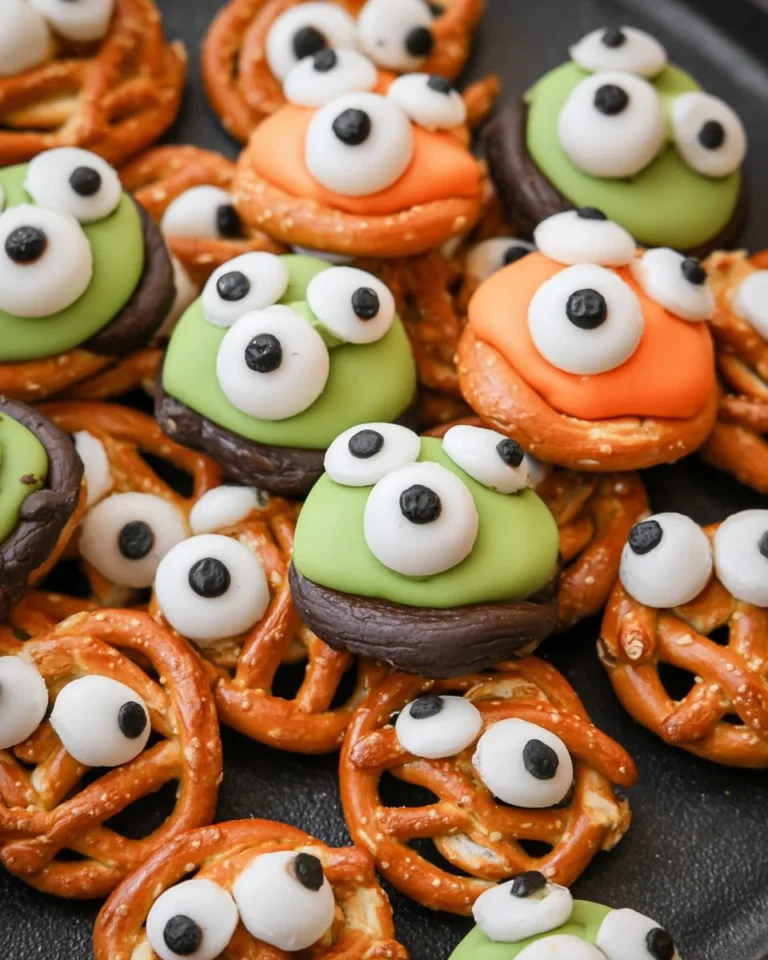 Monster Eye Pretzel Bites