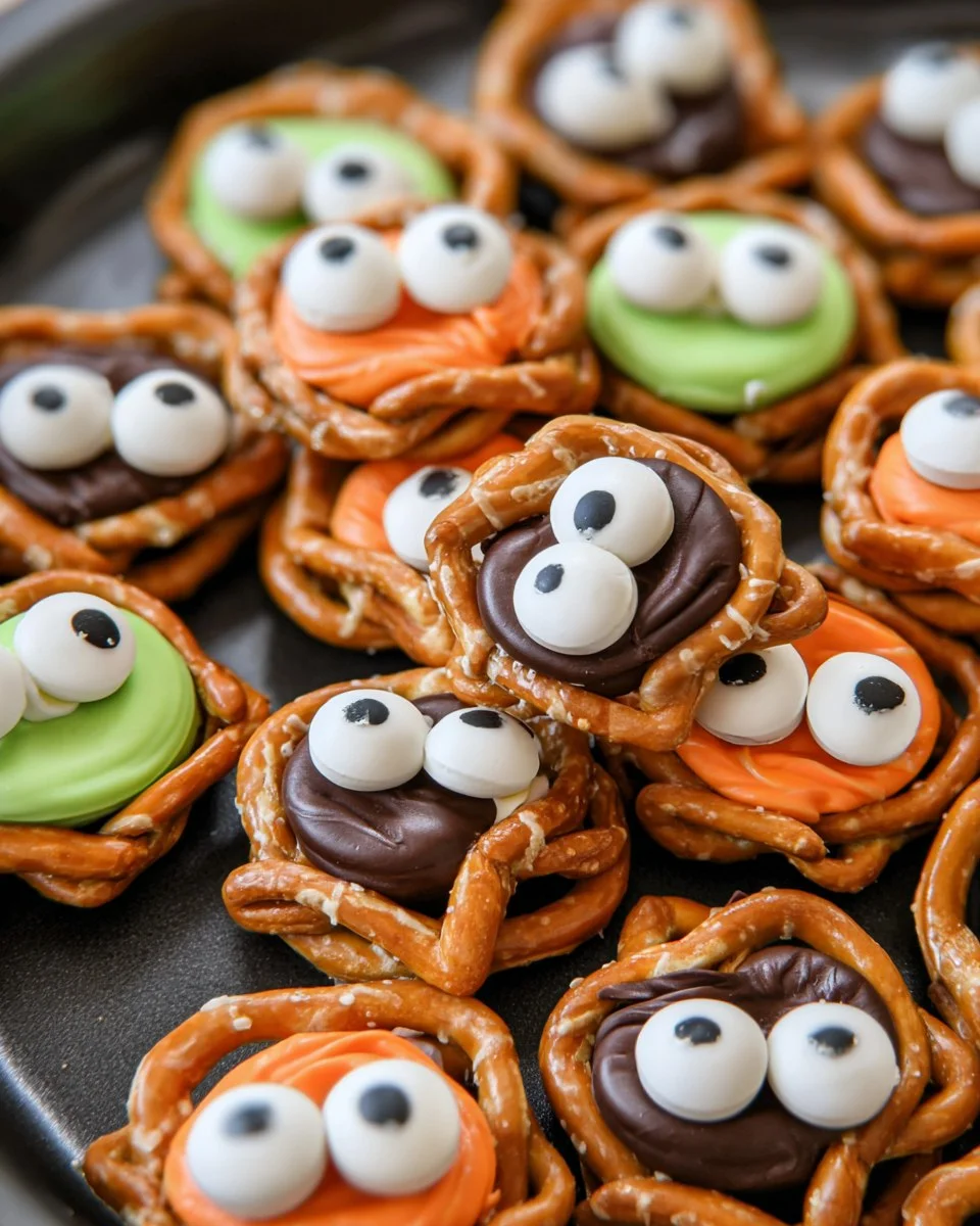 Monster Eye Pretzel Bites