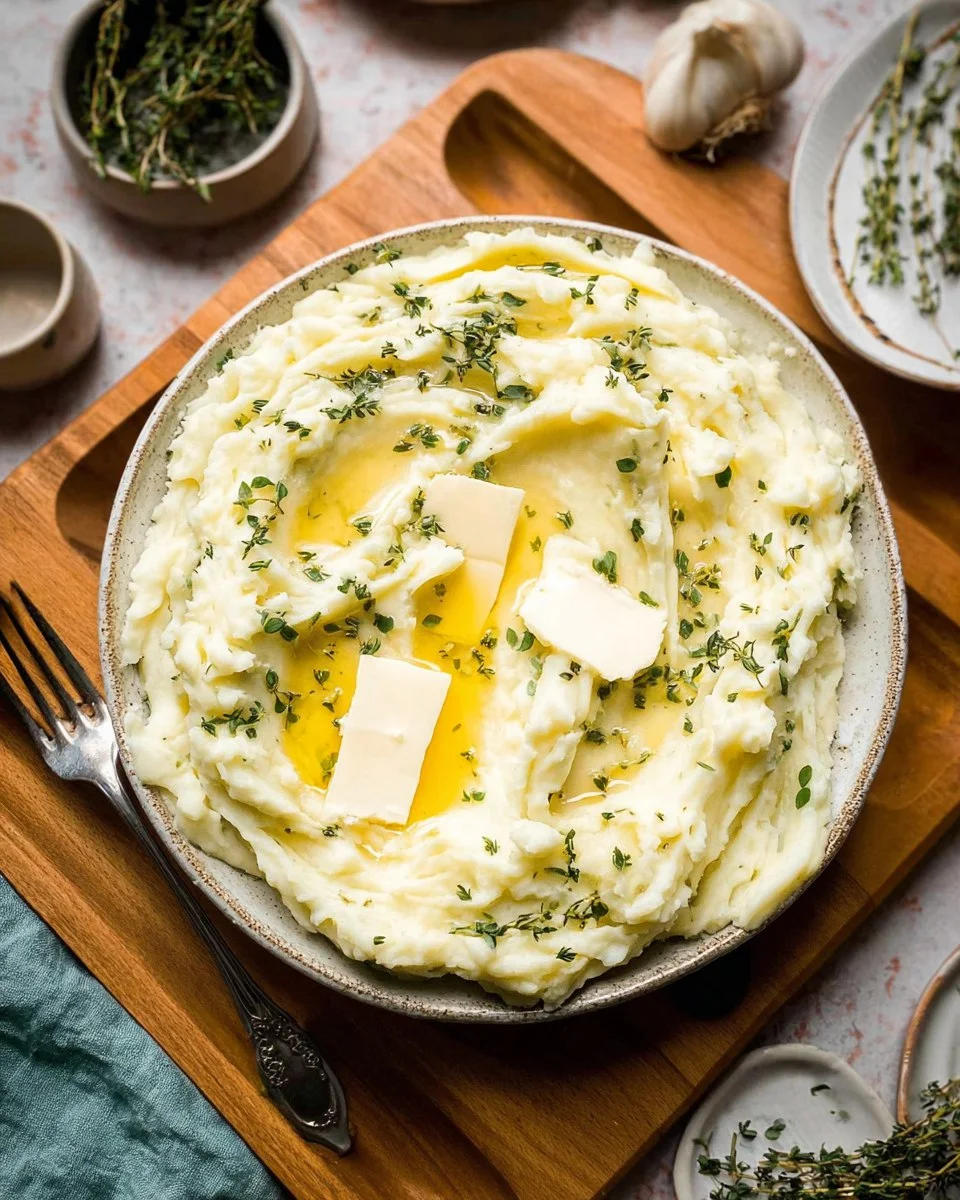Garlic Herb Mashed Potatoes