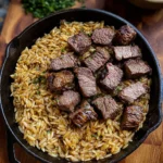 Steak and Caramelized Onion Orzo 3