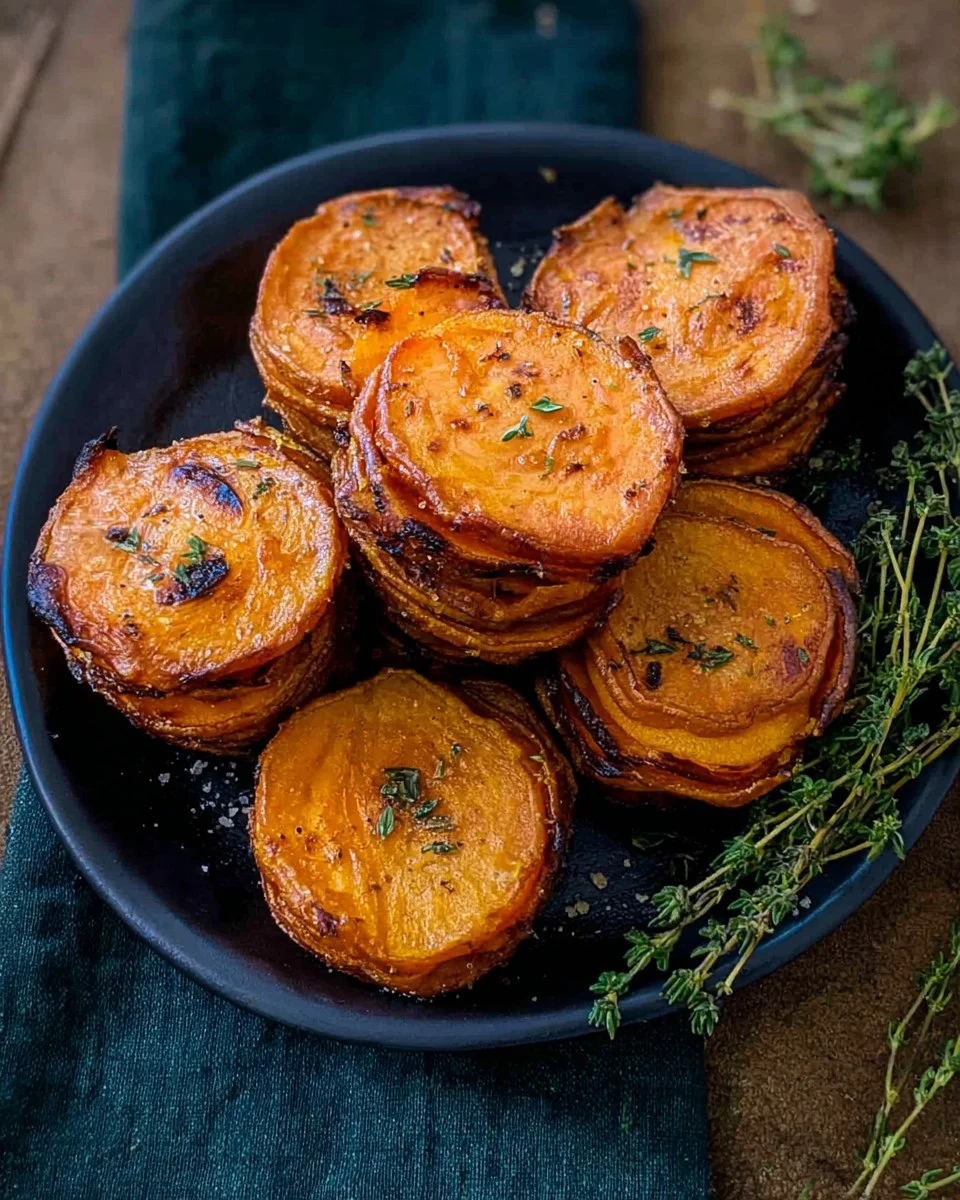 Crispy Sweet Potato Stacks 91 Crispy Sweet Potato Stacks