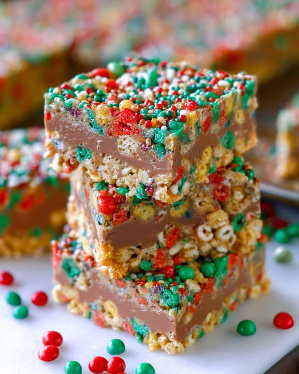 Holiday No Bake Cereal Bar 99 Holiday No Bake Cereal Bar 2
