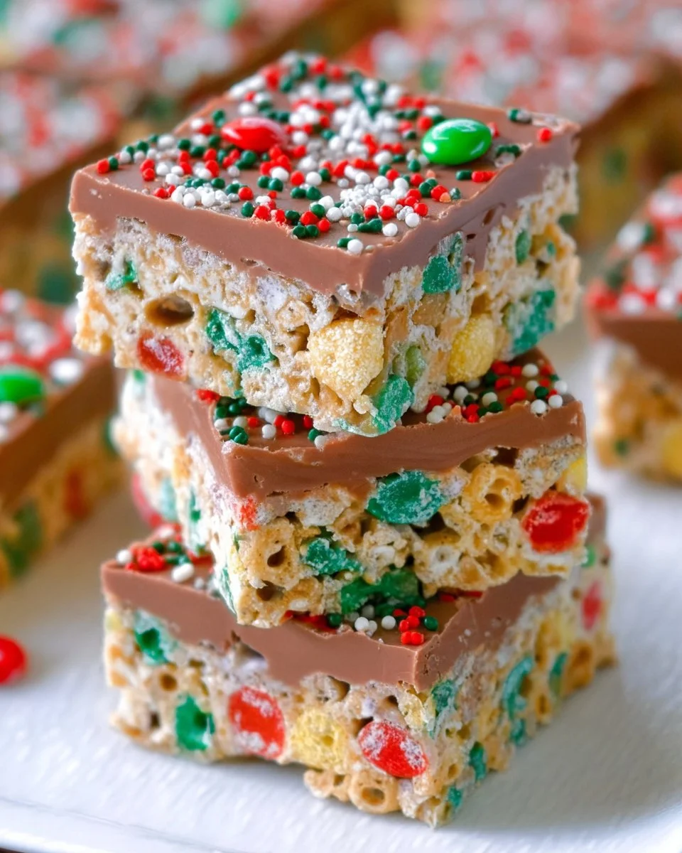 Holiday No Bake Cereal Bar 100 Holiday No Bake Cereal Bar