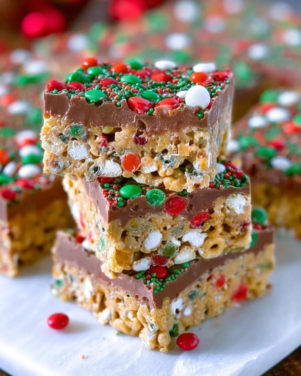 Holiday No Bake Cereal Bar 101 Holiday No Bake Cereal Bar