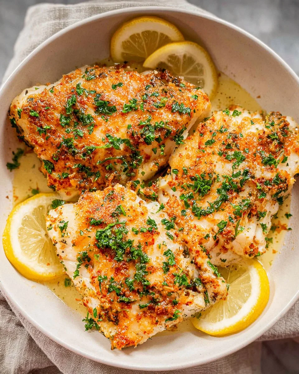 Lemon Garlic Butter Baked Cod 100 Lemon Garlic Butter Baked Cod
