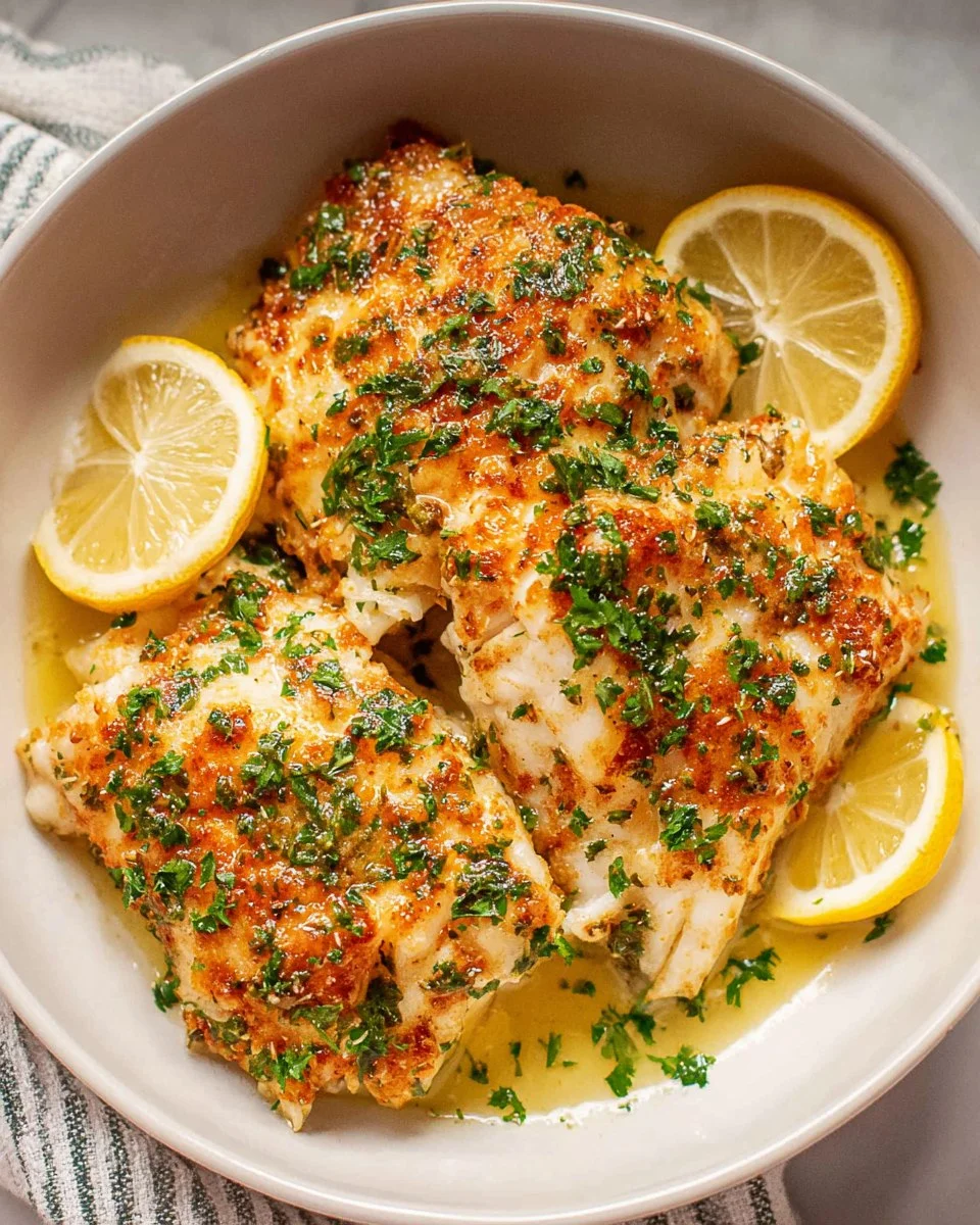 Lemon Garlic Butter Baked Cod 101 Lemon Garlic Butter Baked Cod