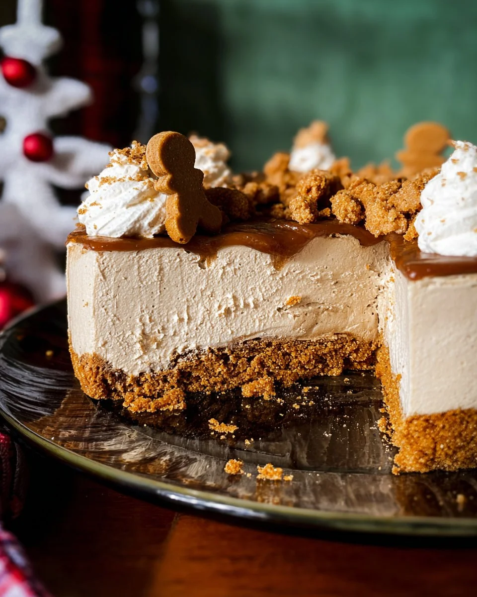 No Bake Gingerbread Cheesecake 140 No Bake Gingerbread Cheesecake