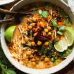 Thai Coconut Soup with Chickpeas 3