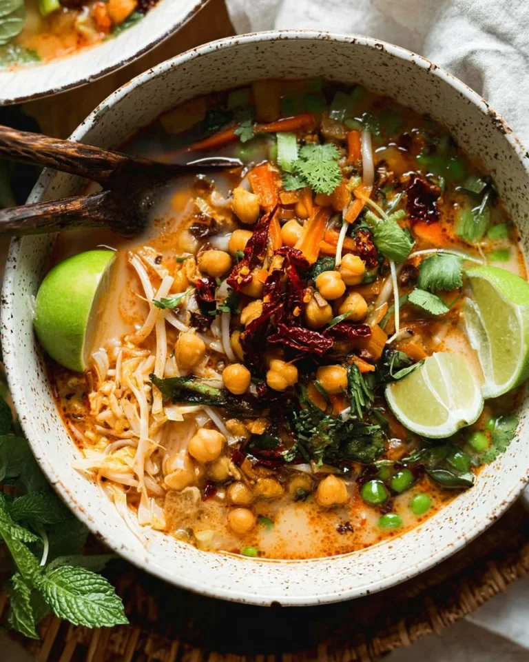 Thai Coconut Soup with Chickpeas