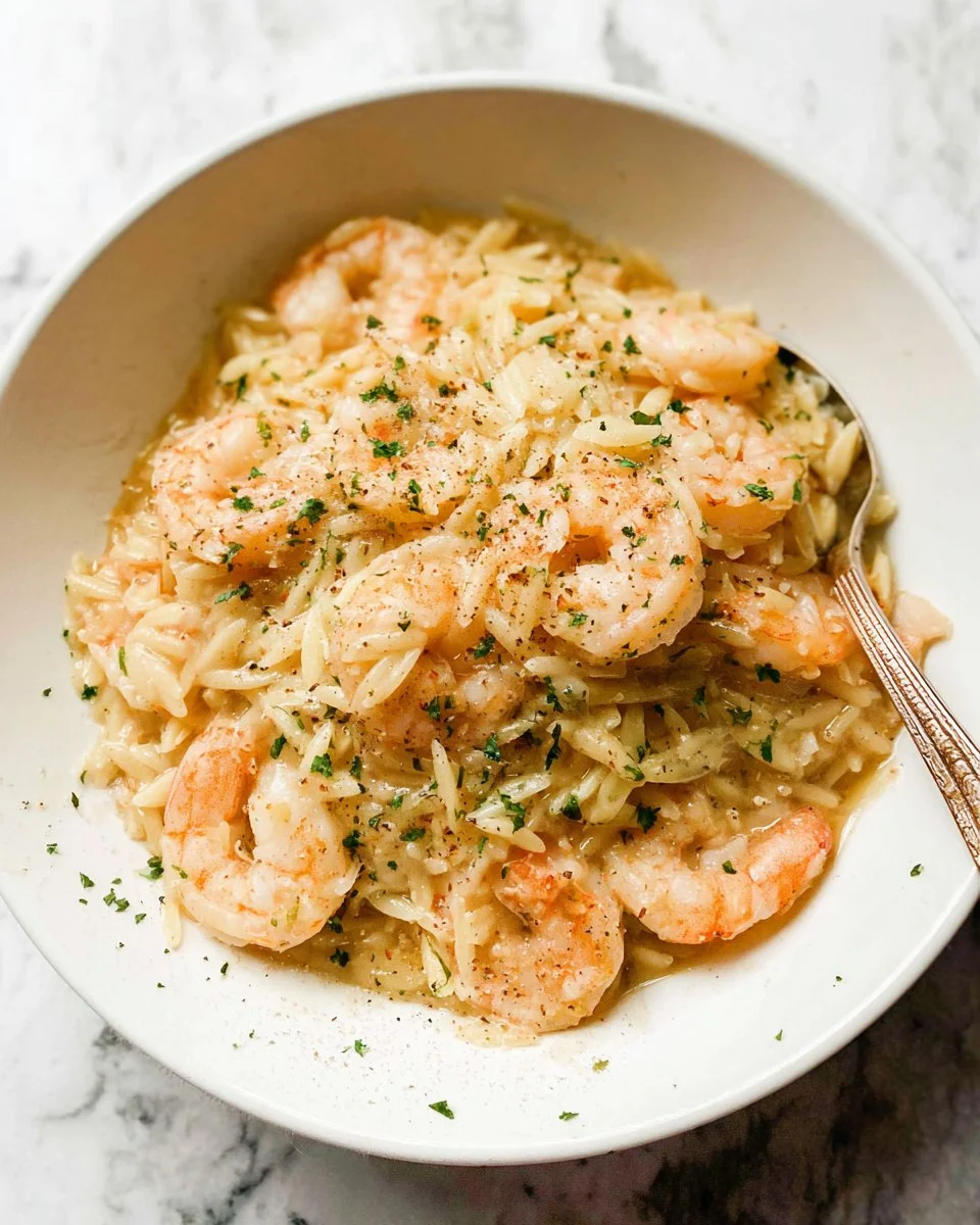 Shrimp Scampi Orzo 90 Shrimp Scampi Orzo