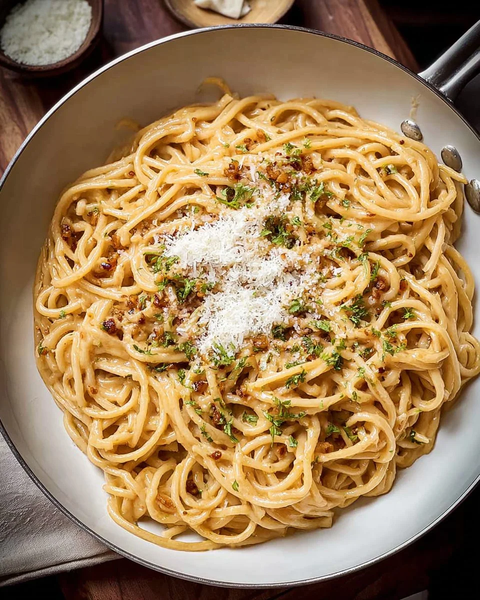 Sticky Honey Garlic Pasta