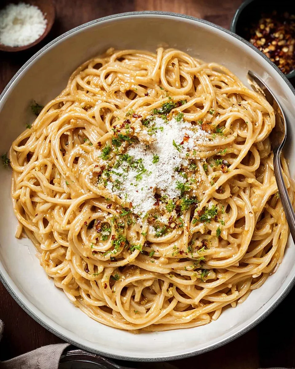 Sticky Honey Garlic Pasta